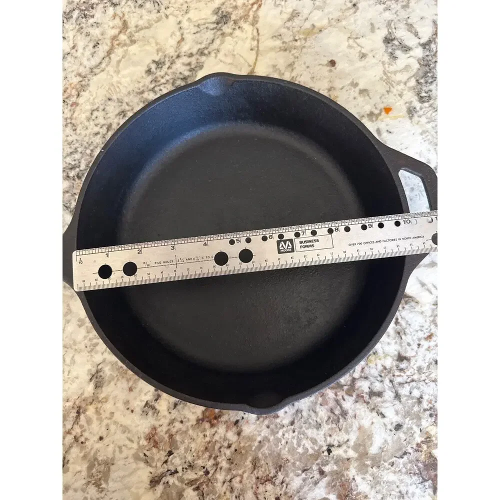 Lodge 8SK Cast Iron Skillet 10” Frying Pan with Helper Handle USA Made Classic